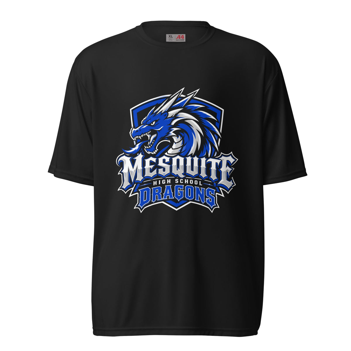 Active | Moisture Wicking Shirt | Mesquite High School | Emblem Logo