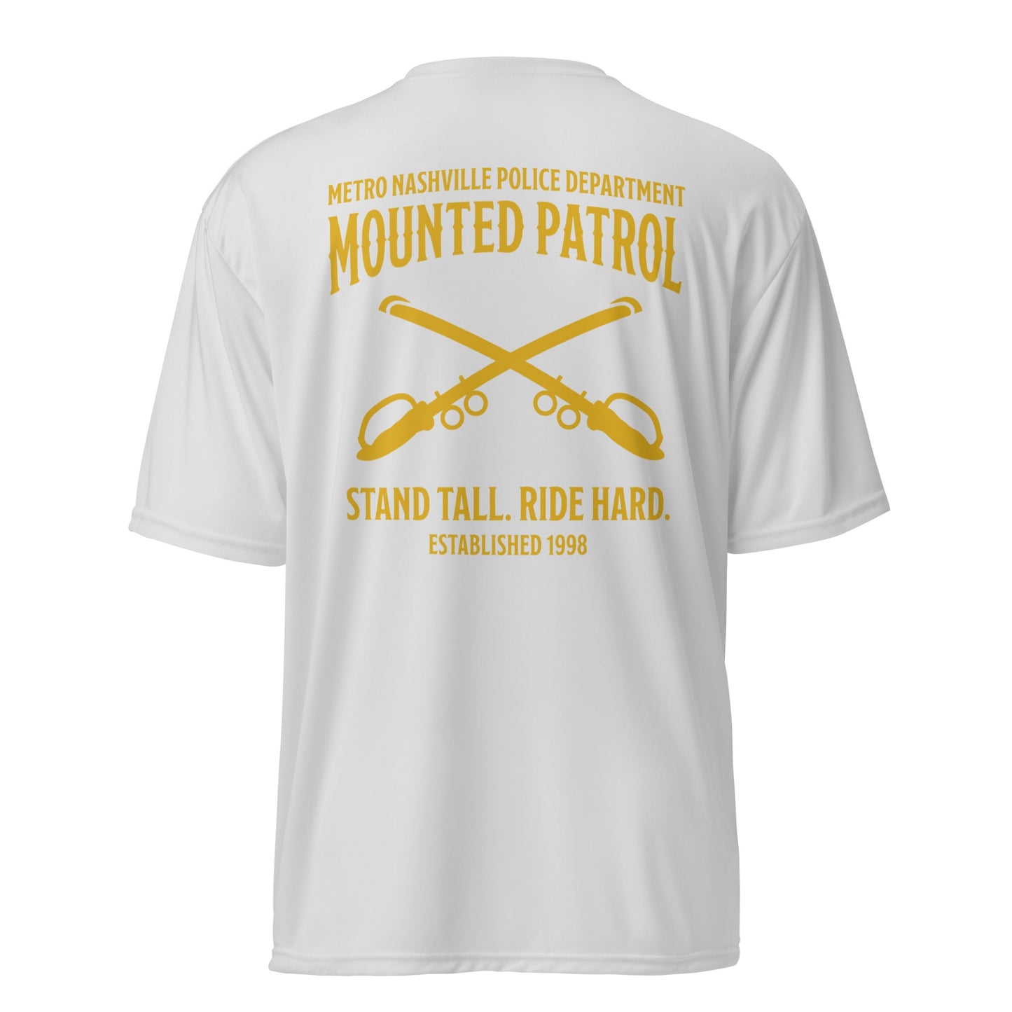 Active | Moisture Wicking Shirt | Metro Nashville Police Department Horse Mounted Patrol | Stand Tall Logo