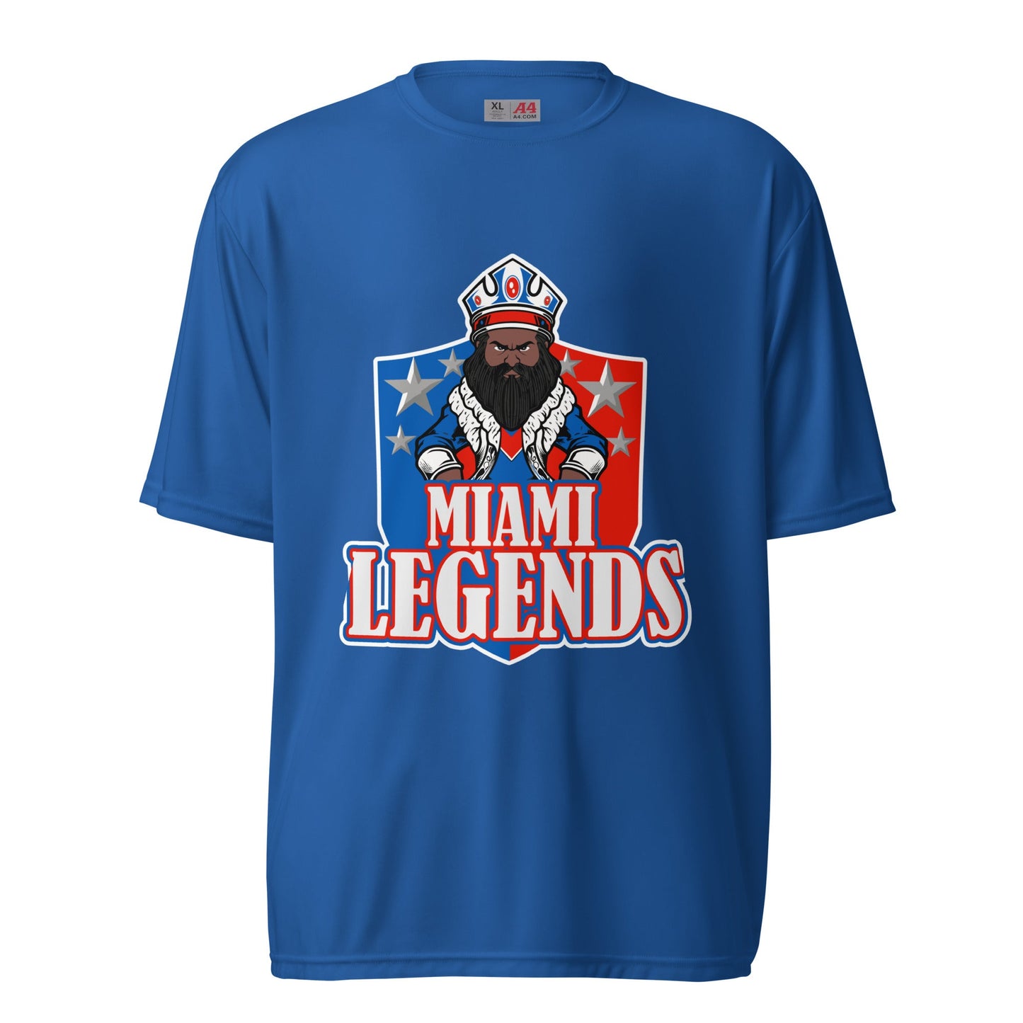 Active | Moisture Wicking Shirt | Miami Legends Football | King Shield Logo