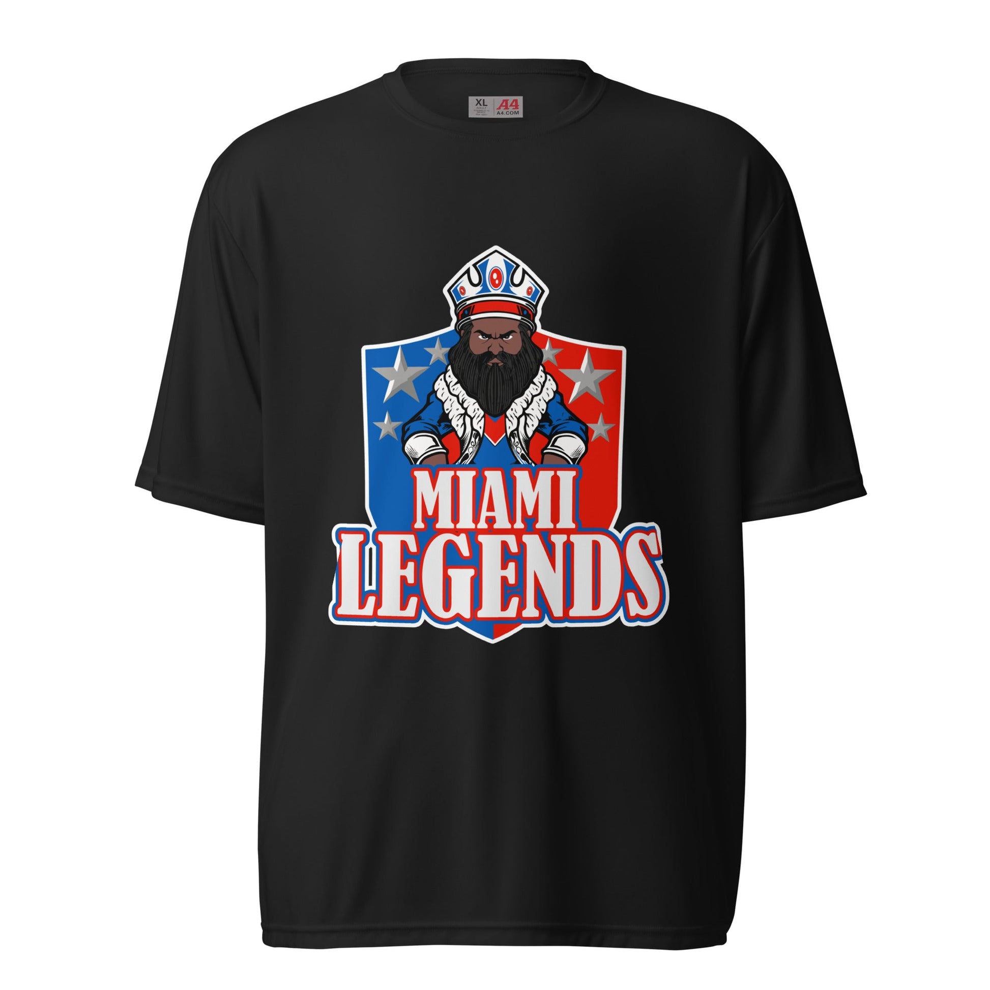 Active | Moisture Wicking Shirt | Miami Legends Football | King Shield Logo