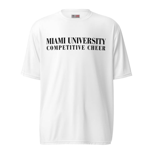 Active | Moisture Wicking Shirt | Miami University Competitive Cheer Team | Alt Logo