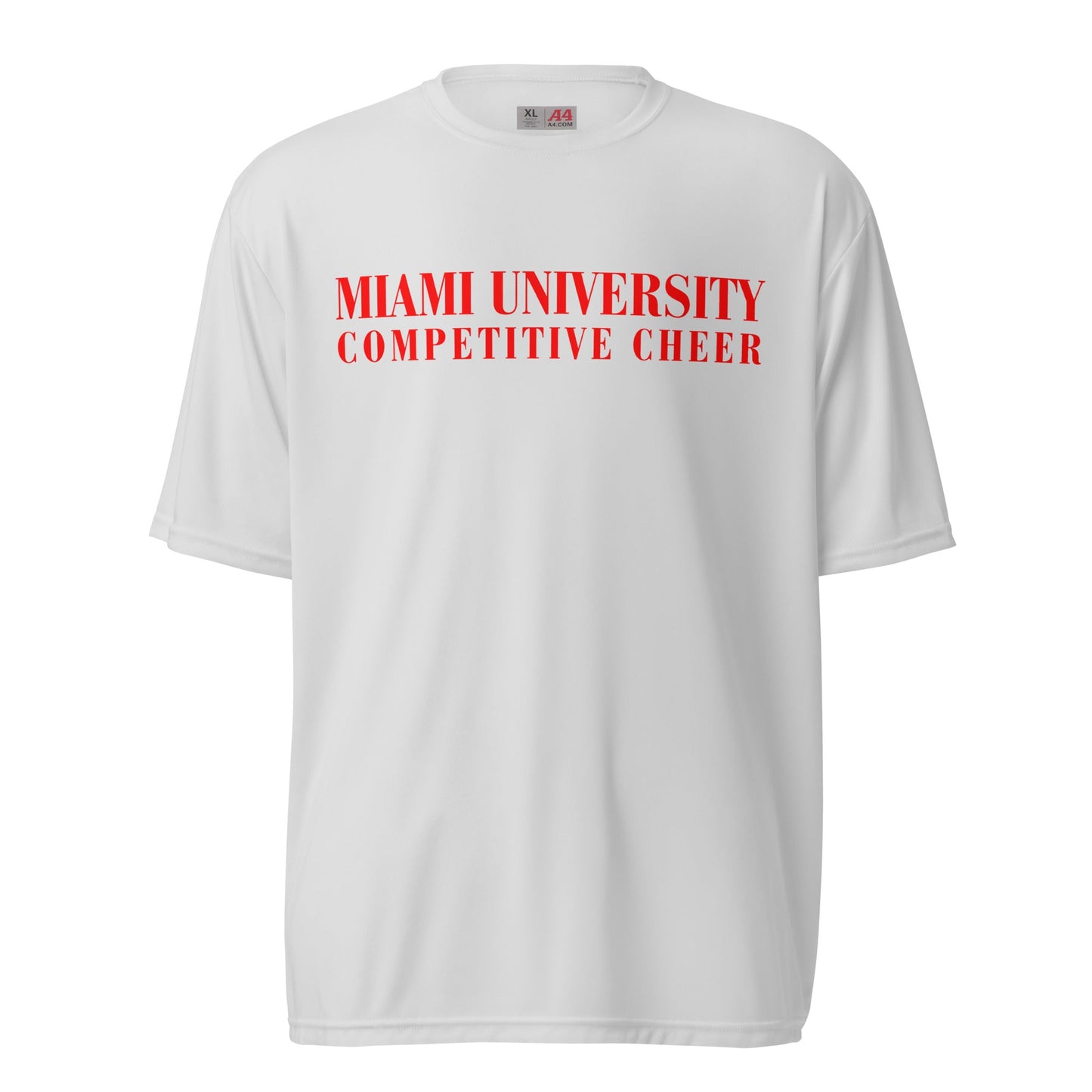 Active | Moisture Wicking Shirt | Miami University Competitive Cheer Team