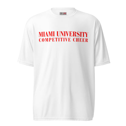 Active | Moisture Wicking Shirt | Miami University Competitive Cheer Team