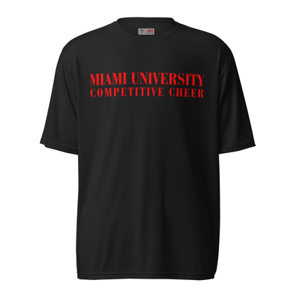 Active | Moisture Wicking Shirt | Miami University Competitive Cheer Team