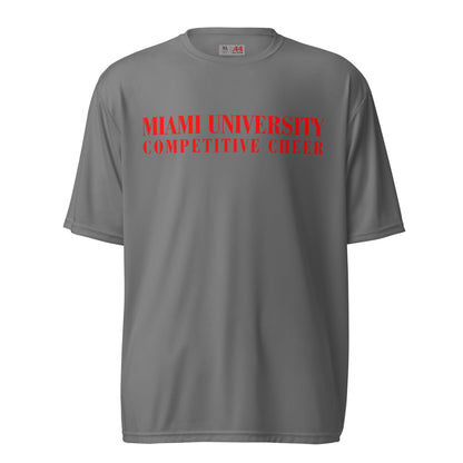 Active | Moisture Wicking Shirt | Miami University Competitive Cheer Team