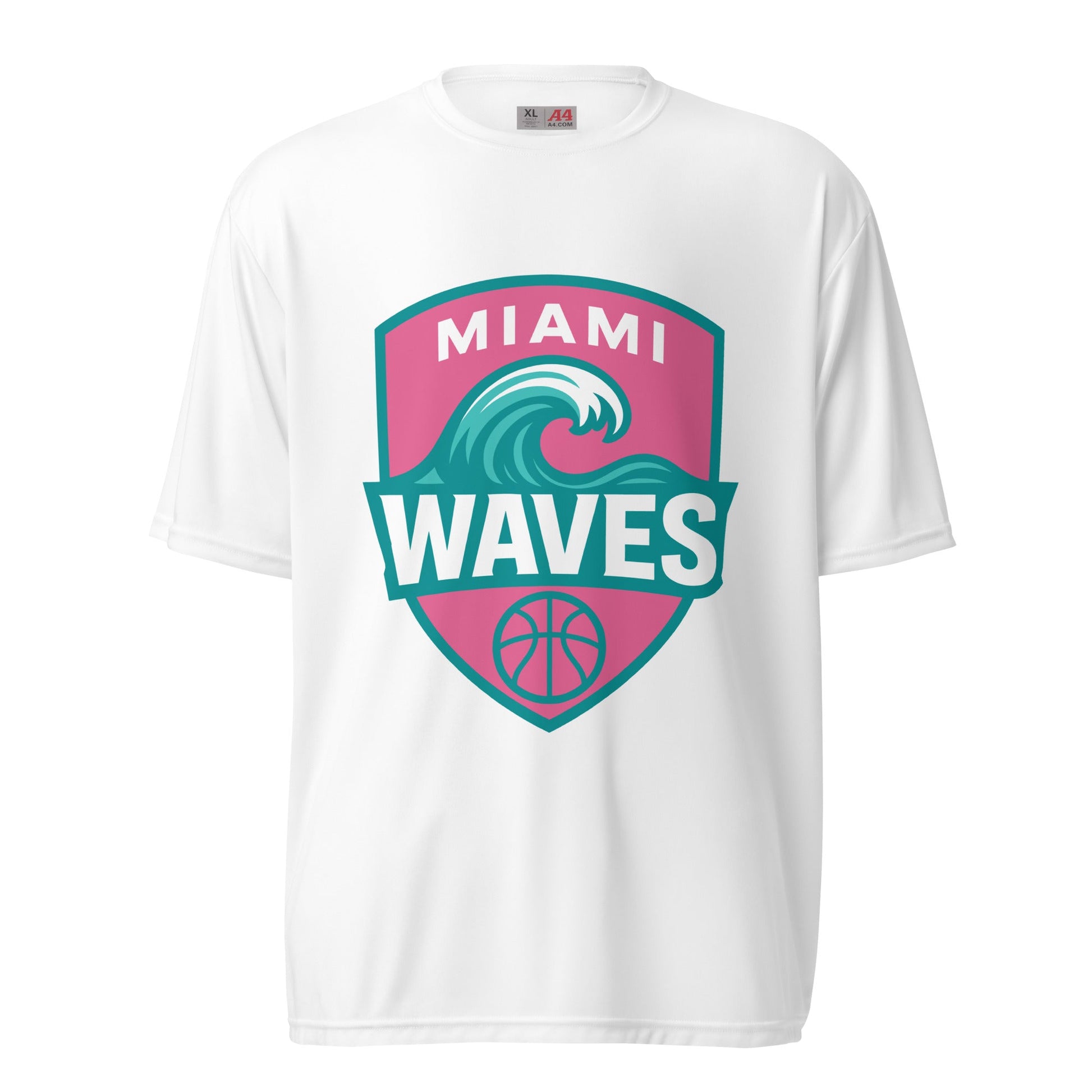 Active | Moisture Wicking Shirt | Miami Waves | Shield Logo
