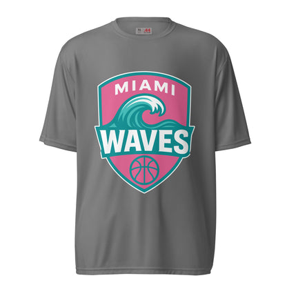 Active | Moisture Wicking Shirt | Miami Waves | Shield Logo