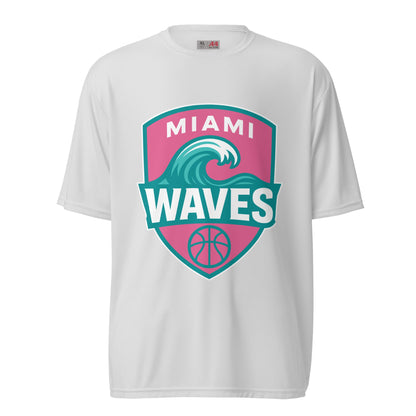 Active | Moisture Wicking Shirt | Miami Waves | Shield Logo