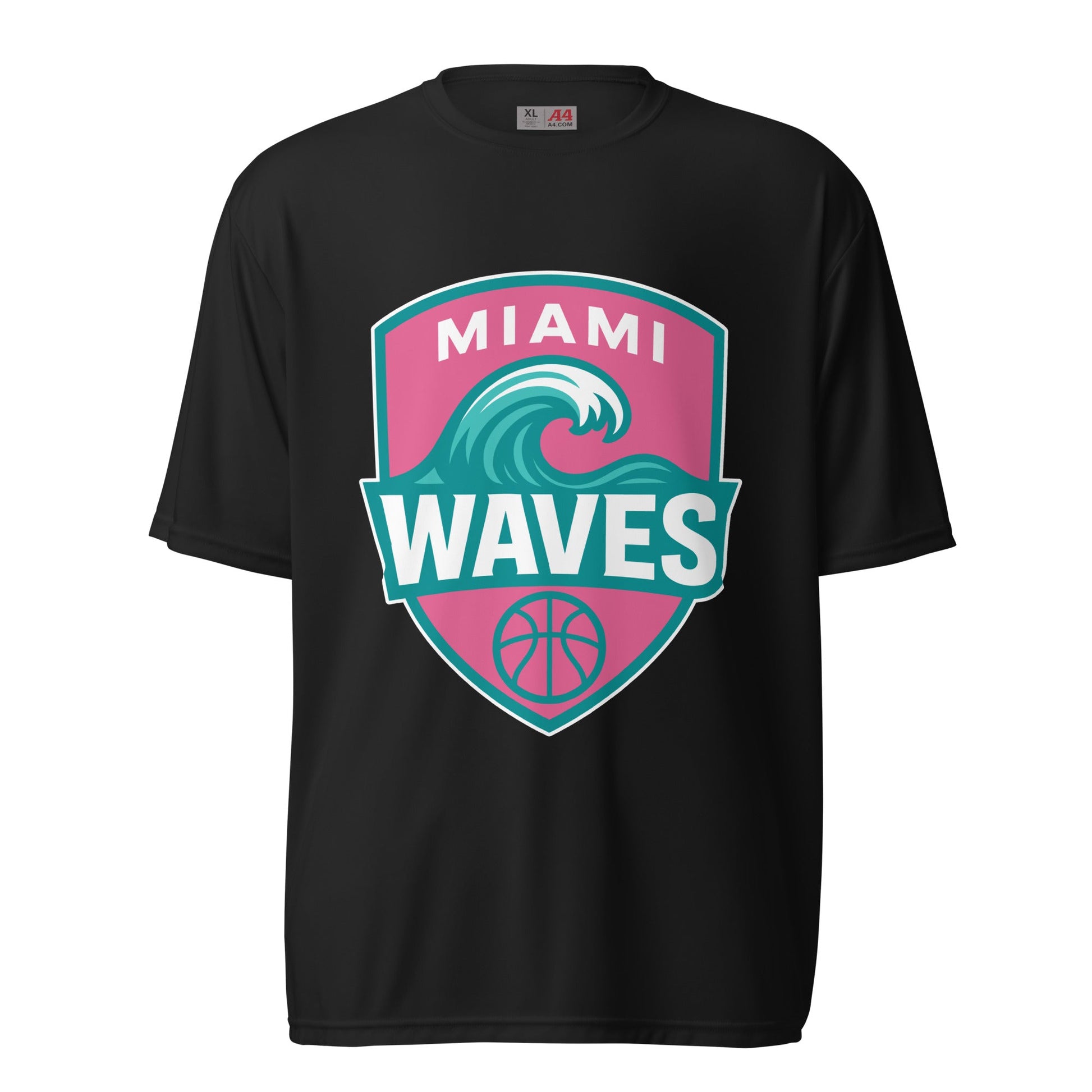 Active | Moisture Wicking Shirt | Miami Waves | Shield Logo