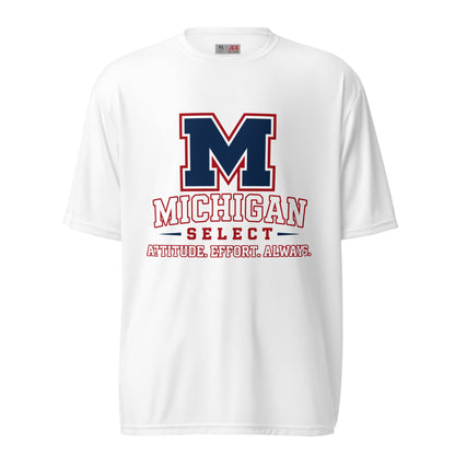 Active | Moisture Wicking Shirt | Michigan Select Baseball | Crest Logo