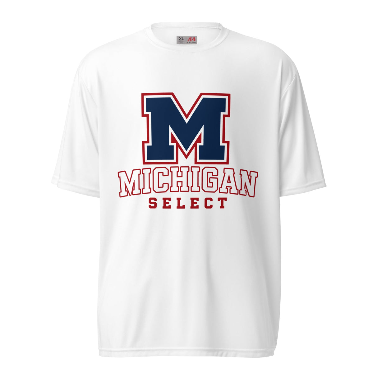 Active | Moisture Wicking Shirt | Michigan Select Baseball | Emblem Logo