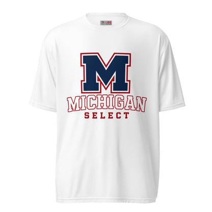 Active | Moisture Wicking Shirt | Michigan Select Baseball | Emblem Logo