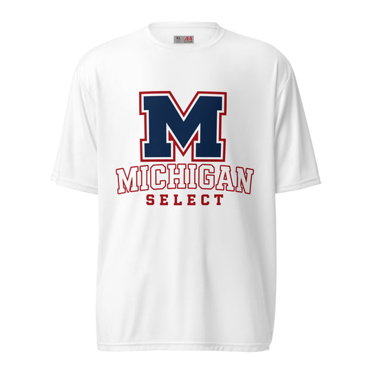 Active | Moisture Wicking Shirt | Michigan Select Baseball | Emblem Logo
