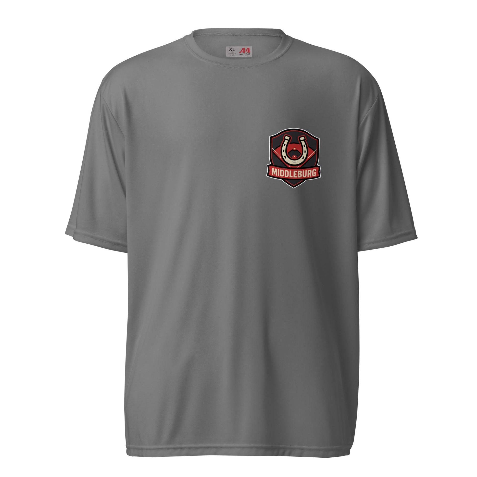 Active | Moisture Wicking Shirt | Middleburg Association of Athletics | Horseshoe Logo