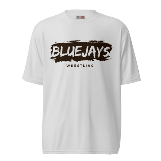 Active | Moisture Wicking Shirt | Middlesex Bluejays Wrestling | Script Logo