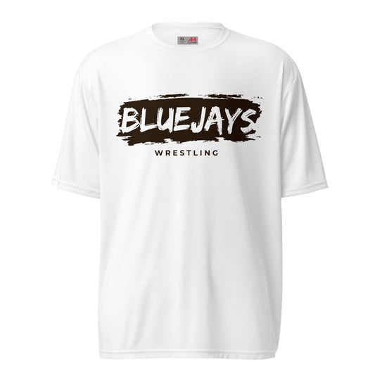 Active | Moisture Wicking Shirt | Middlesex Bluejays Wrestling | Script Logo