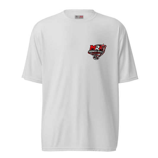 Active | Moisture Wicking Shirt | Midwest Rivals Allstar Cheer | Pocket Logo