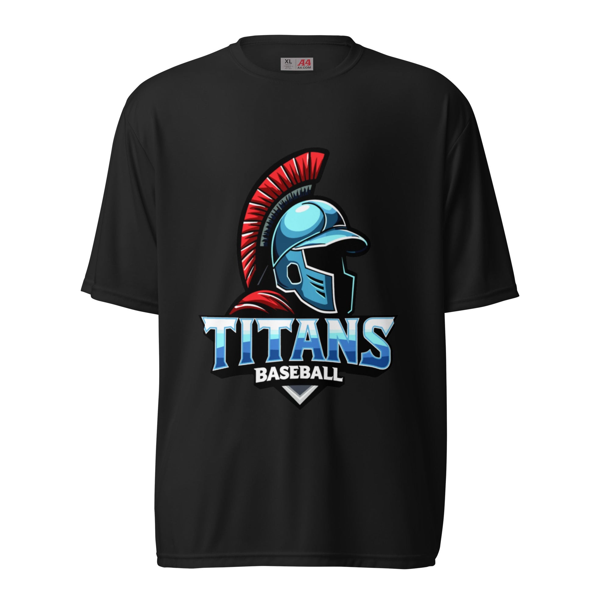 Active | Moisture Wicking Shirt | Mighty Titans Baseball | Crest Logo