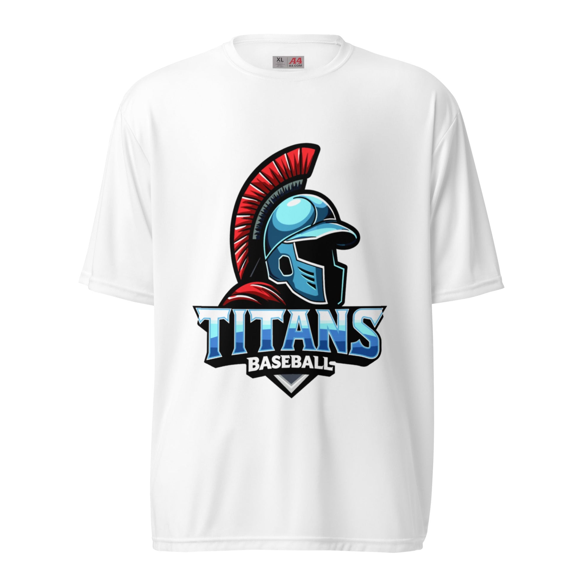 Active | Moisture Wicking Shirt | Mighty Titans Baseball | Crest Logo