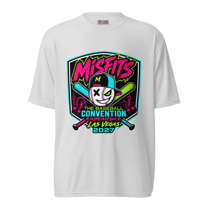 Active | Moisture Wicking Shirt | Misfits Baseball | Shield Logo
