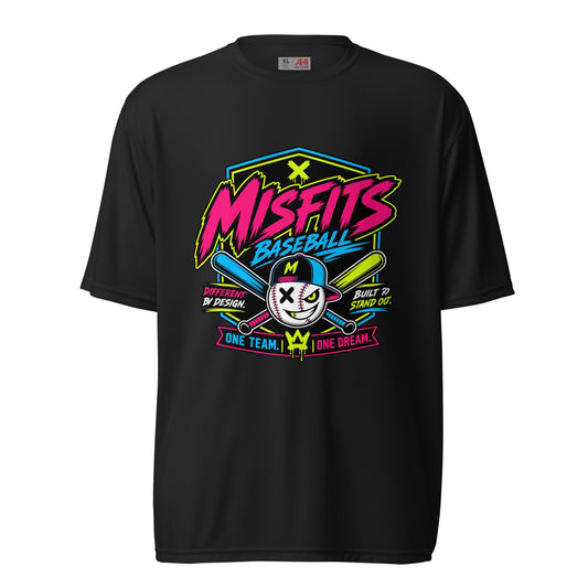 Active | Moisture Wicking Shirt | Misfits Baseball | Valor Logo