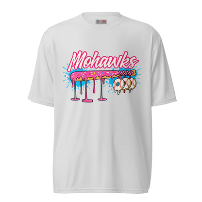 Active | Moisture Wicking Shirt | Mohawks | Pink Batters Logo