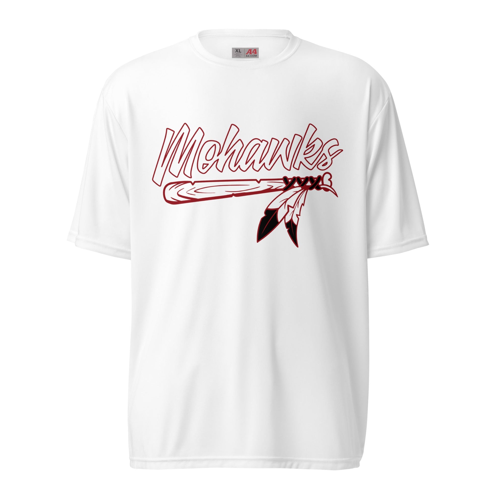 Active | Moisture Wicking Shirt | Mohawks | Victory Feather Logo