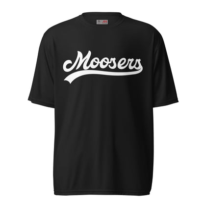 Active | Moisture Wicking Shirt | Moosers | Athletic Script Logo