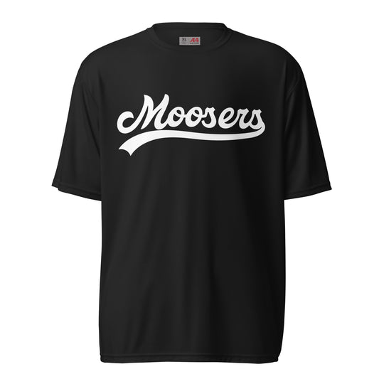 Active | Moisture Wicking Shirt | Moosers | Athletic Script Logo