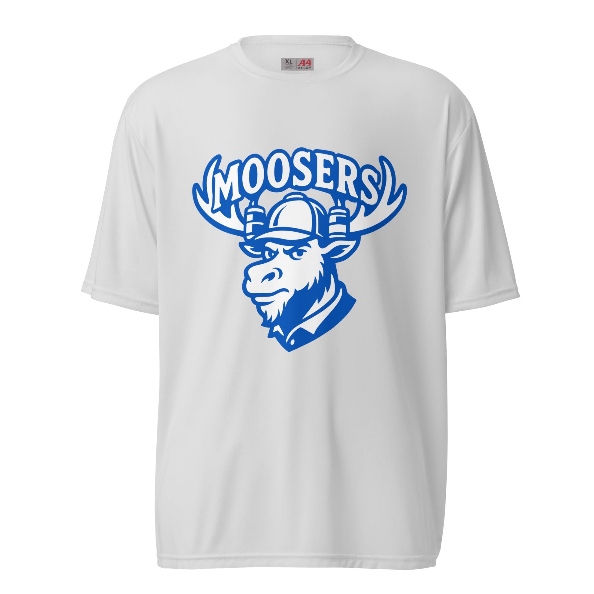 Active | Moisture Wicking Shirt | Moosers | Mascot Logo
