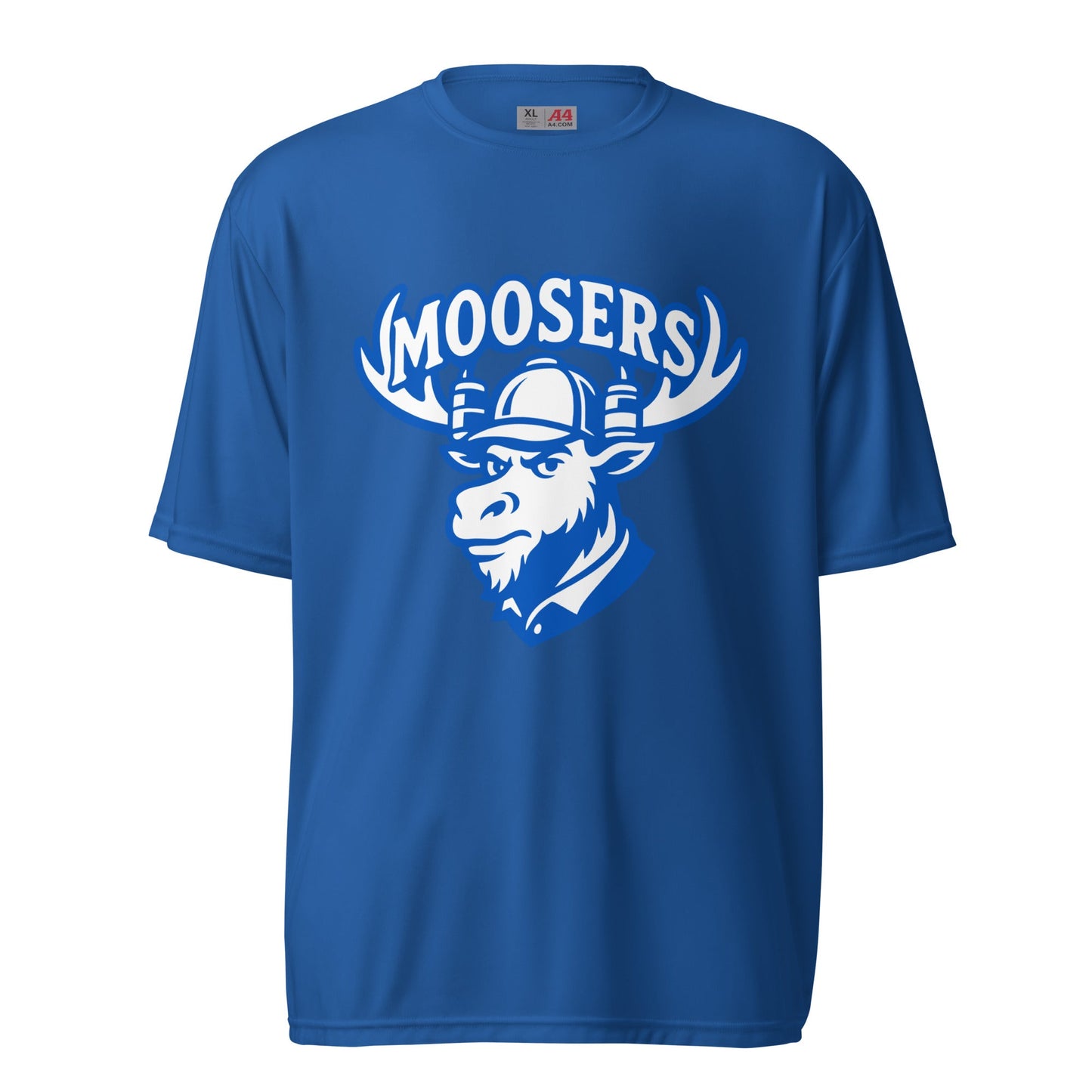 Active | Moisture Wicking Shirt | Moosers | Mascot Logo