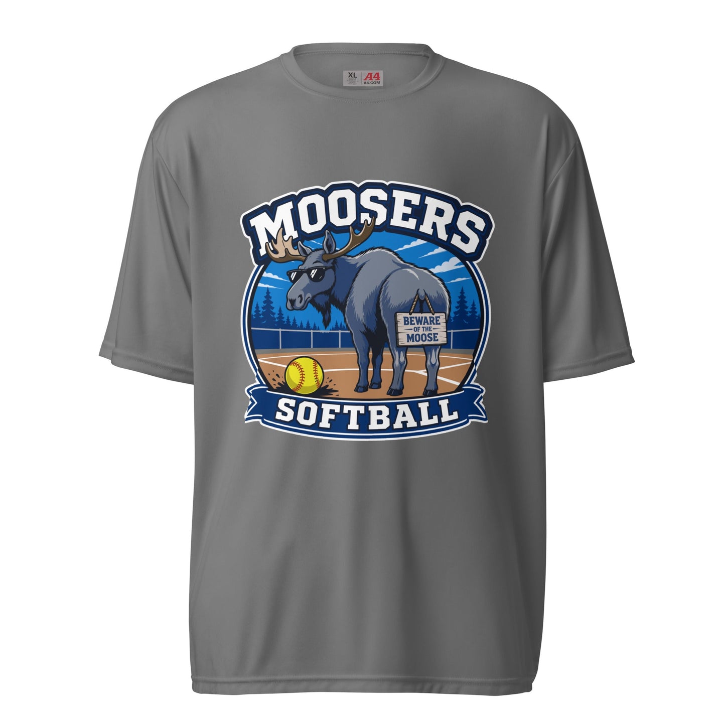 Active | Moisture Wicking Shirt | Moosers | Moose Diamond Mark Logo