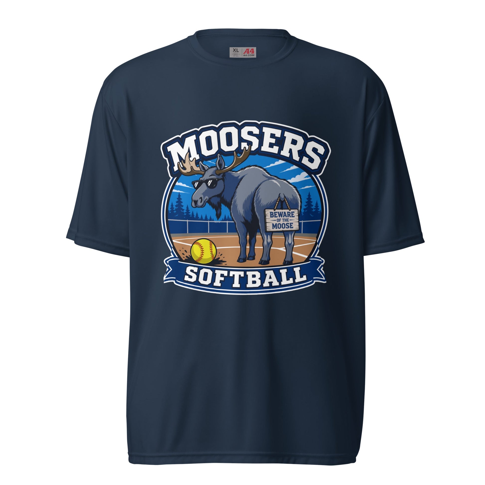 Active | Moisture Wicking Shirt | Moosers | Moose Diamond Mark Logo