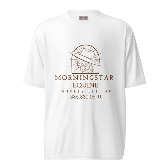 Active | Moisture Wicking Shirt | Morningstar Equine | Morningstar Equine Burnt Logo