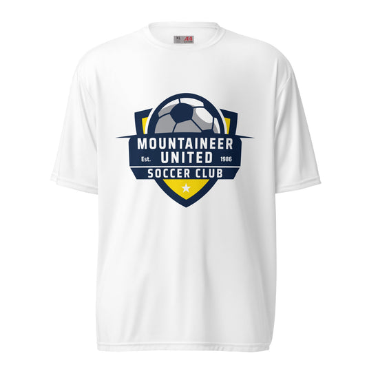 Active | Moisture Wicking Shirt | Mountaineer United Soccer Club | Alpine Crest Logo