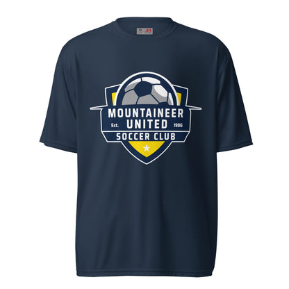 Active | Moisture Wicking Shirt | Mountaineer United Soccer Club | Alpine Crest Logo