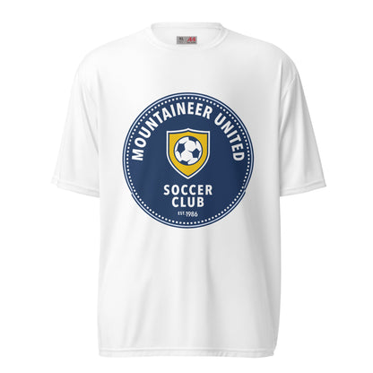 Active | Moisture Wicking Shirt | Mountaineer United Soccer Club | Badge Logo