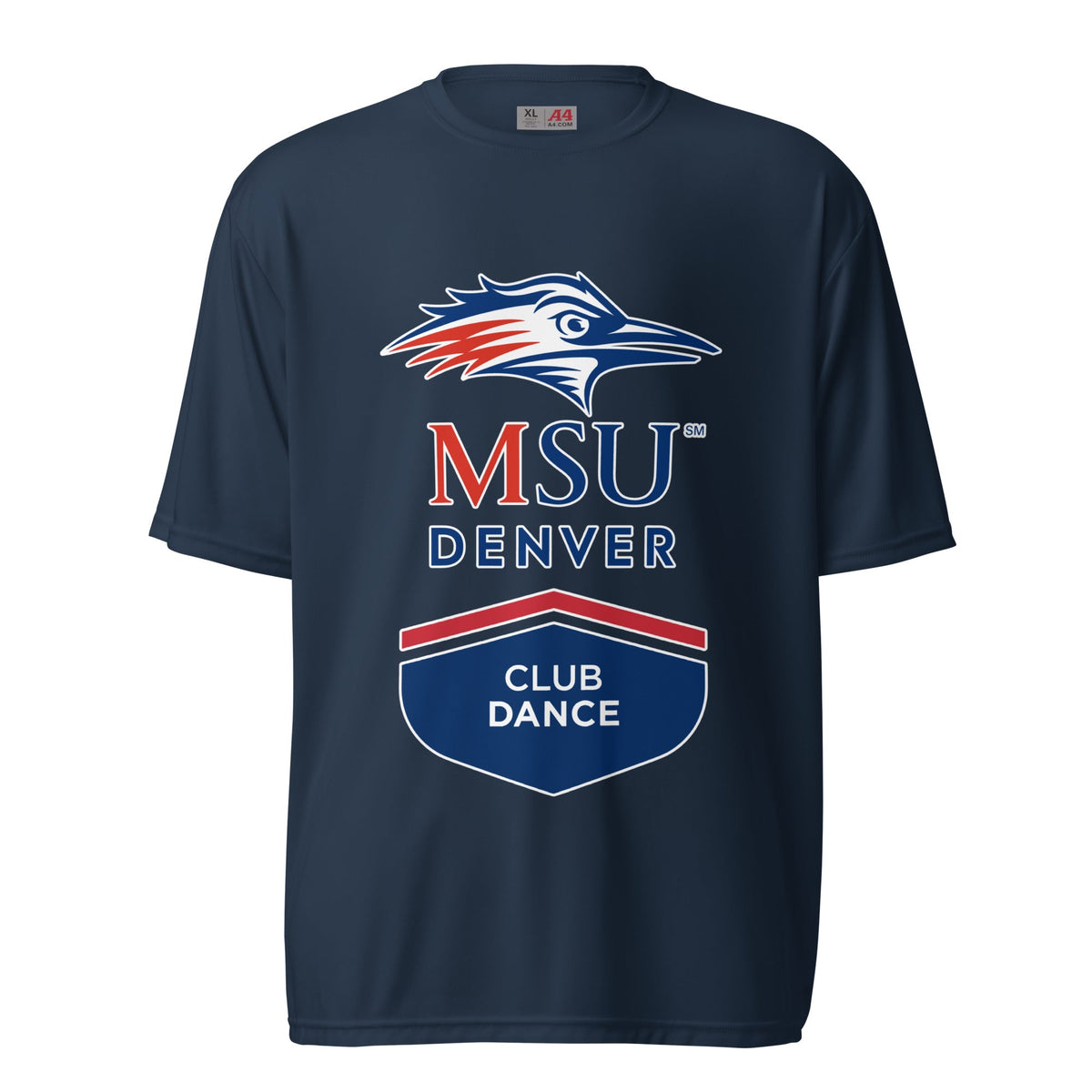 Active | Moisture Wicking Shirt | MSU Denver Dance Team | Apex Logo