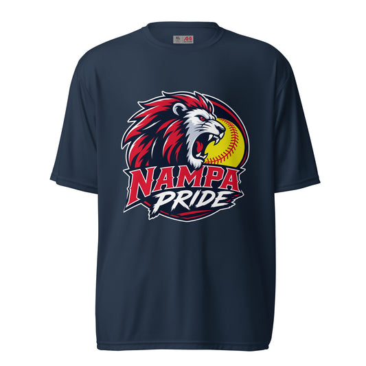 Active | Moisture Wicking Shirt | Nampa Pride | Lion Crest Logo