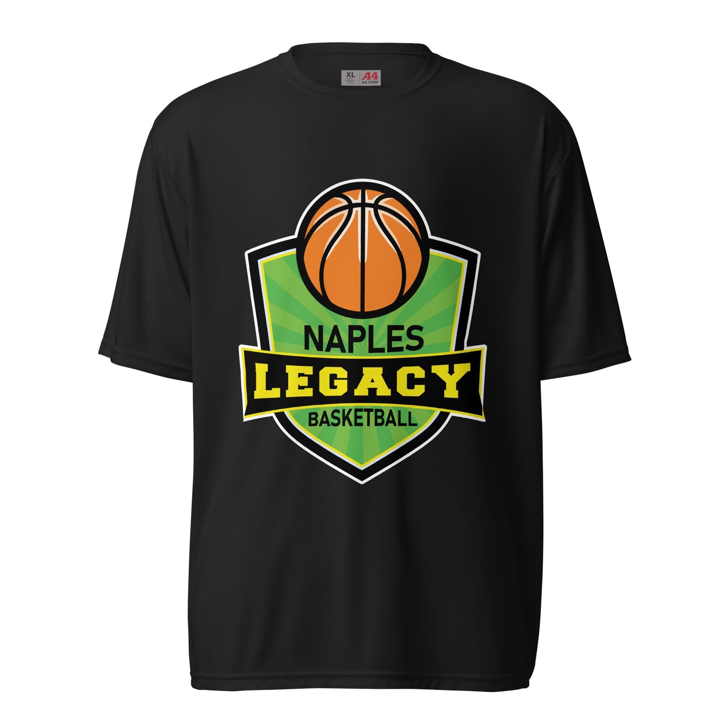 Active | Moisture Wicking Shirt | Naples Legacy | Shield Logo