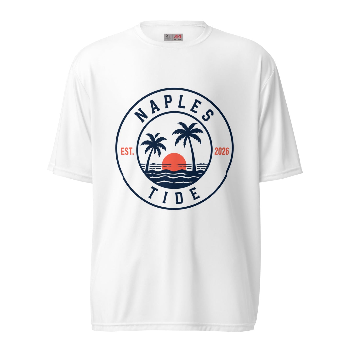 Active | Moisture Wicking Shirt | Naples Tide | Badge Logo