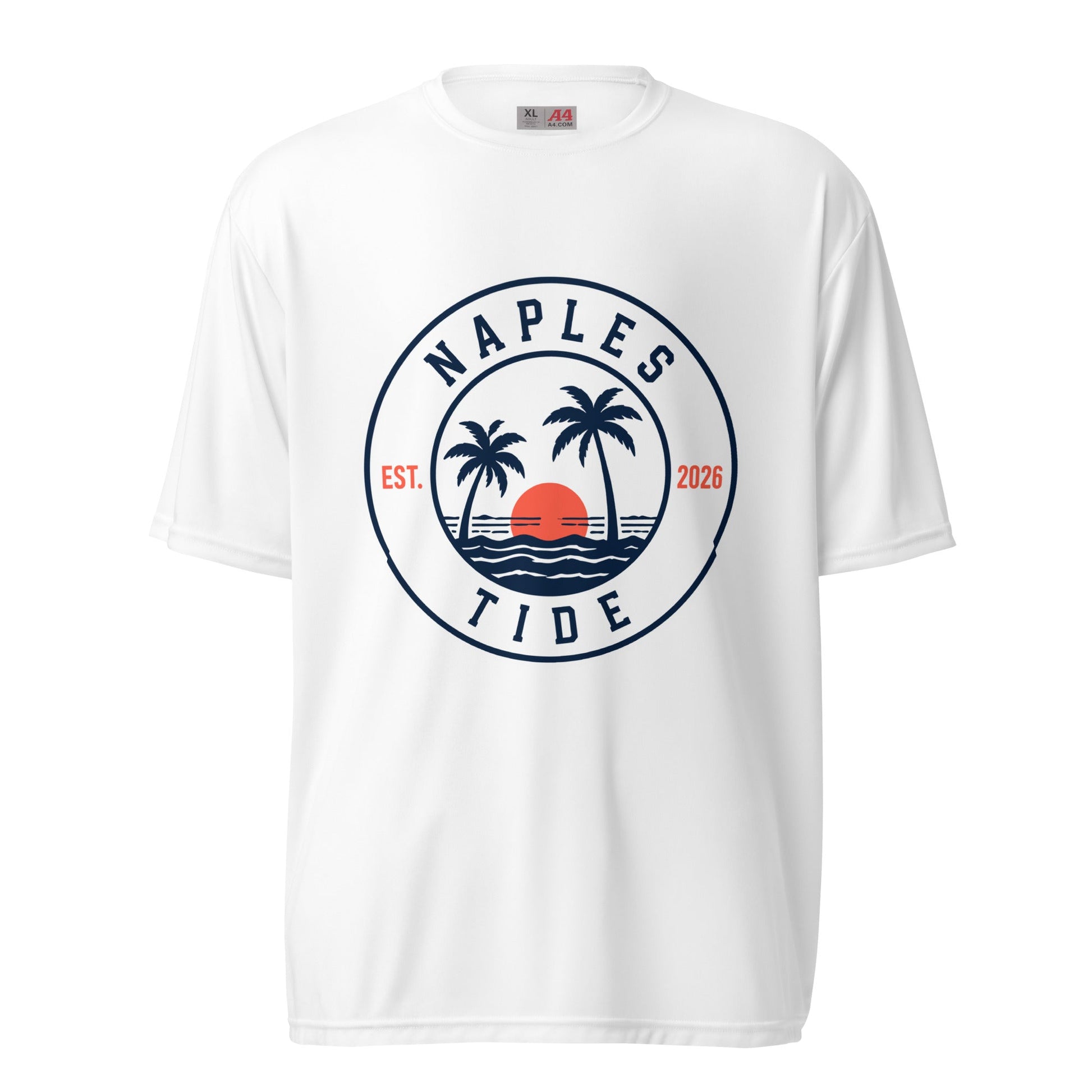 Active | Moisture Wicking Shirt | Naples Tide | Badge Logo