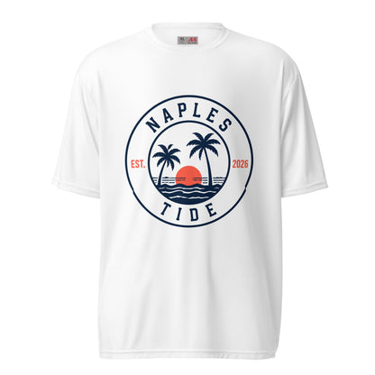 Active | Moisture Wicking Shirt | Naples Tide | Badge Logo