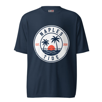 Active | Moisture Wicking Shirt | Naples Tide | Badge Logo