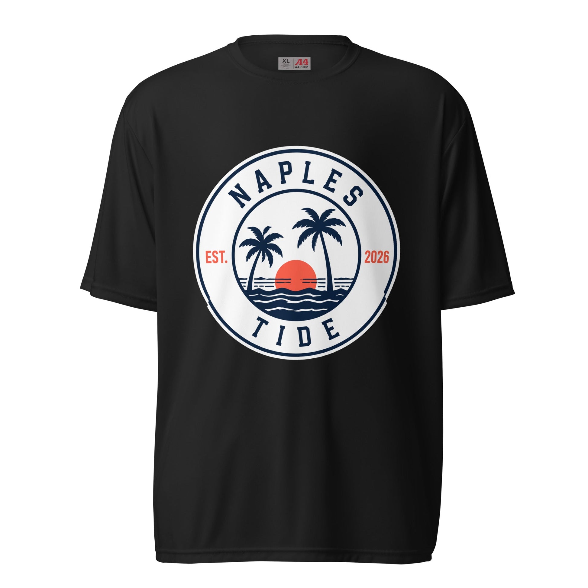 Active | Moisture Wicking Shirt | Naples Tide | Badge Logo