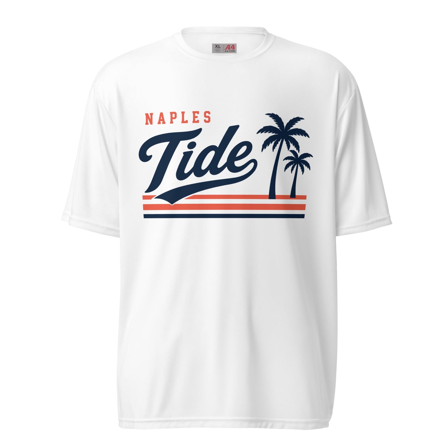 Active | Moisture Wicking Shirt | Naples Tide | Crest Logo