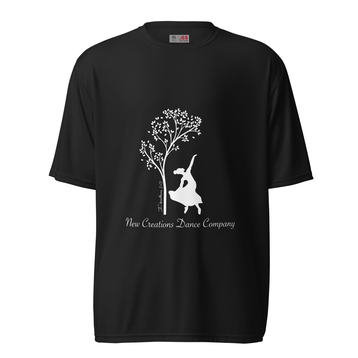 Active | Moisture Wicking Shirt | New Creations Dance Company | Alt Logo