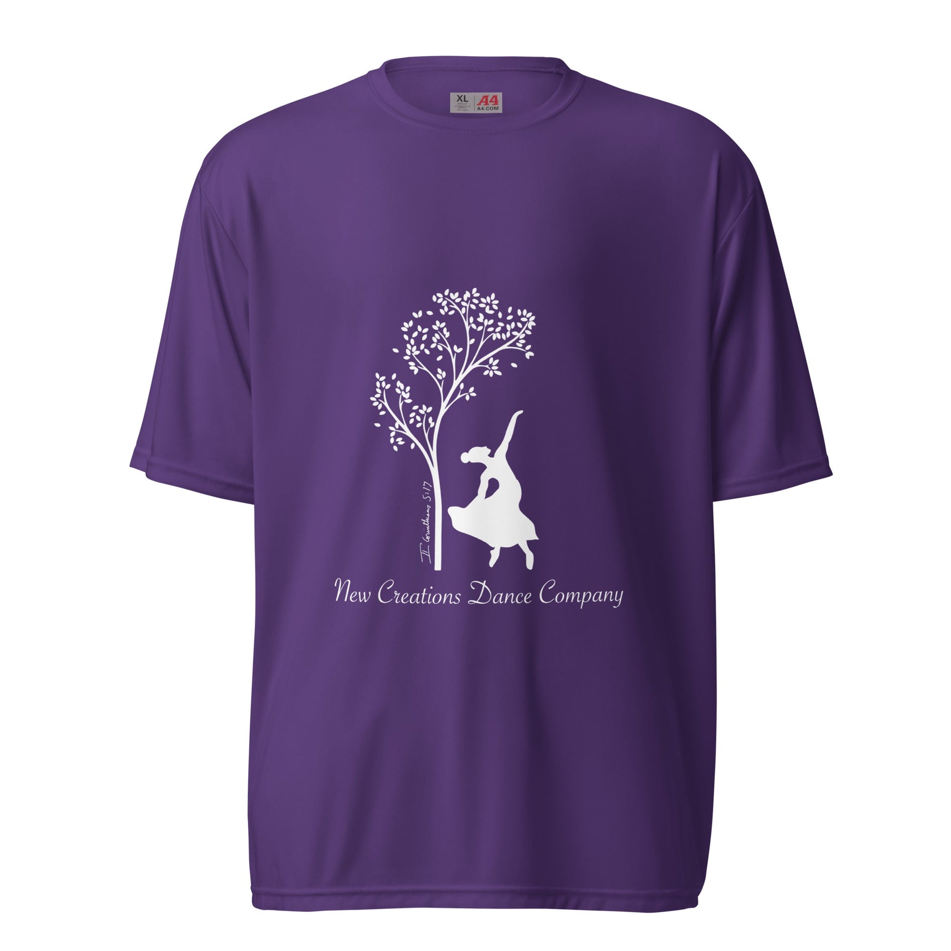 Active | Moisture Wicking Shirt | New Creations Dance Company | Alt Logo