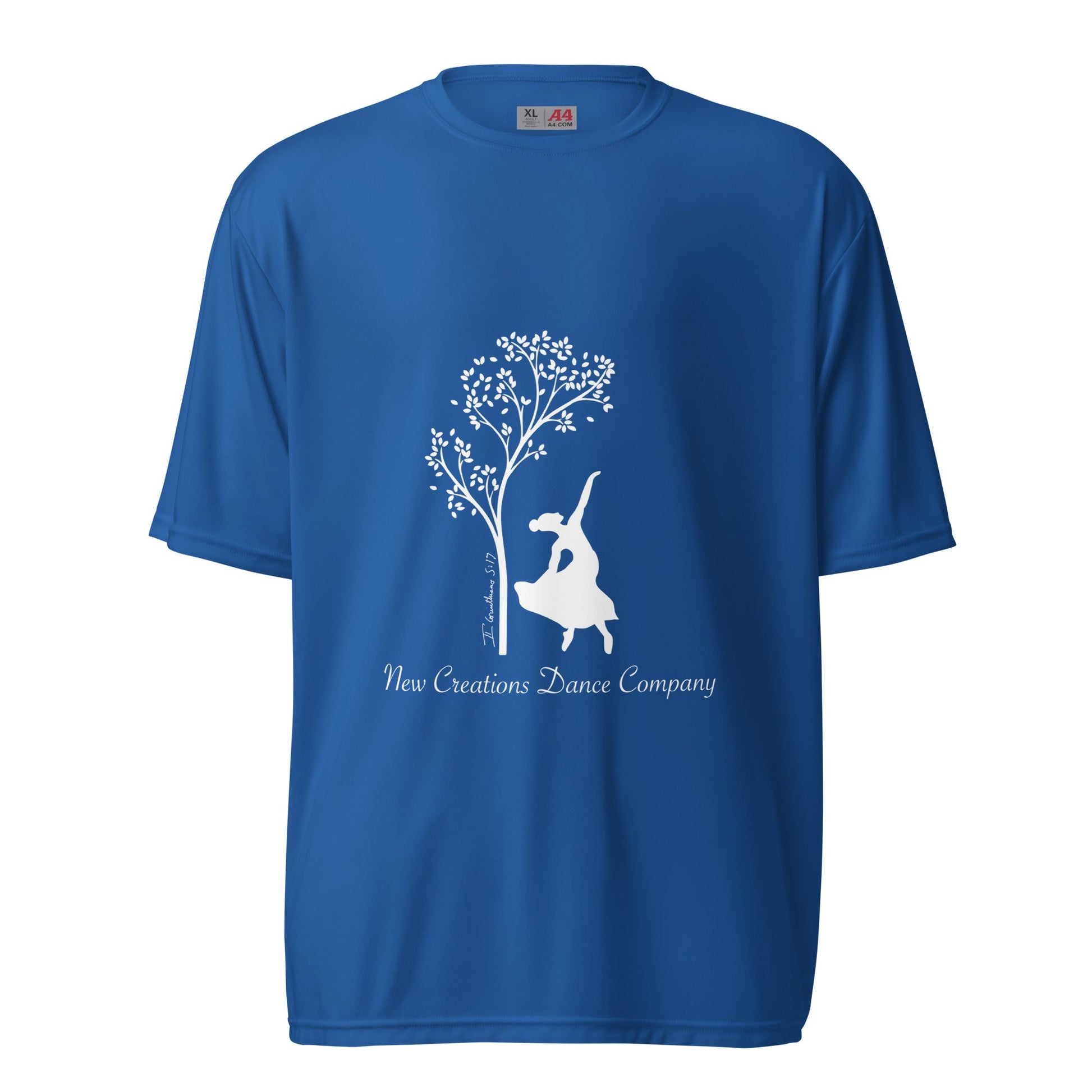 Active | Moisture Wicking Shirt | New Creations Dance Company | Alt Logo