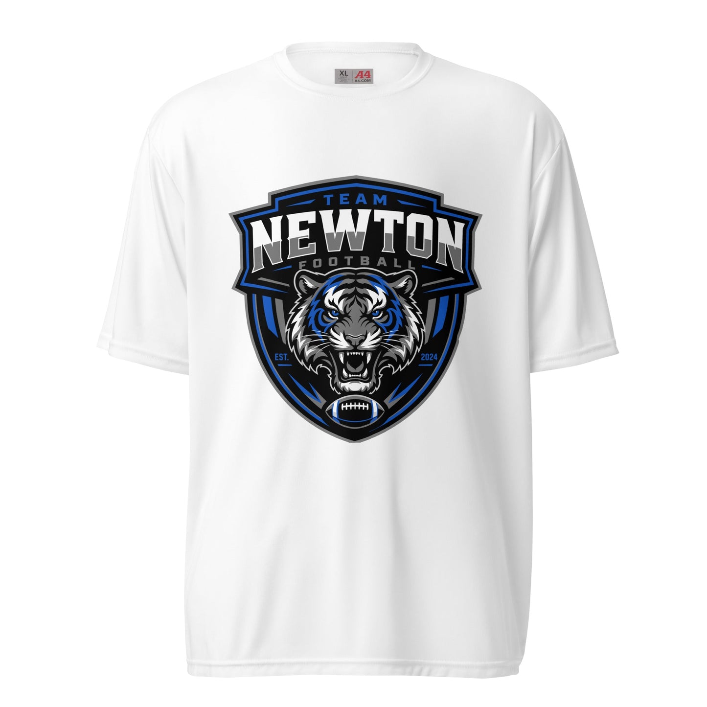 Active | Moisture Wicking Shirt | Newton Youth football league | Shield Logo